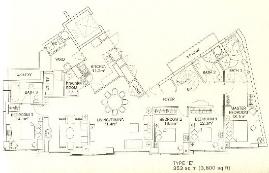 Gloucester Mansions (D11), Apartment #1609